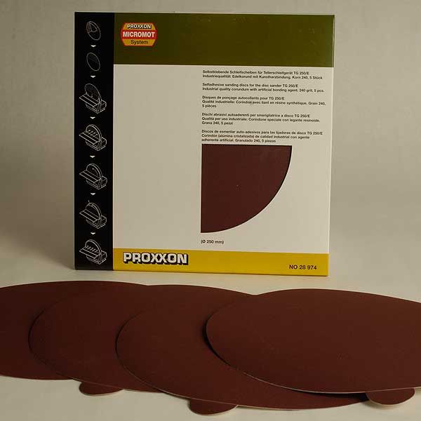 Adhesive Sanding Disk, Aluminum Oxide 240 Grit, Pack Of 5