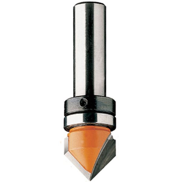 815.690.11b 90 Degree V-grooving Router Bit With Top Bearing 1/2"sh 3/4"d 5/8"cl