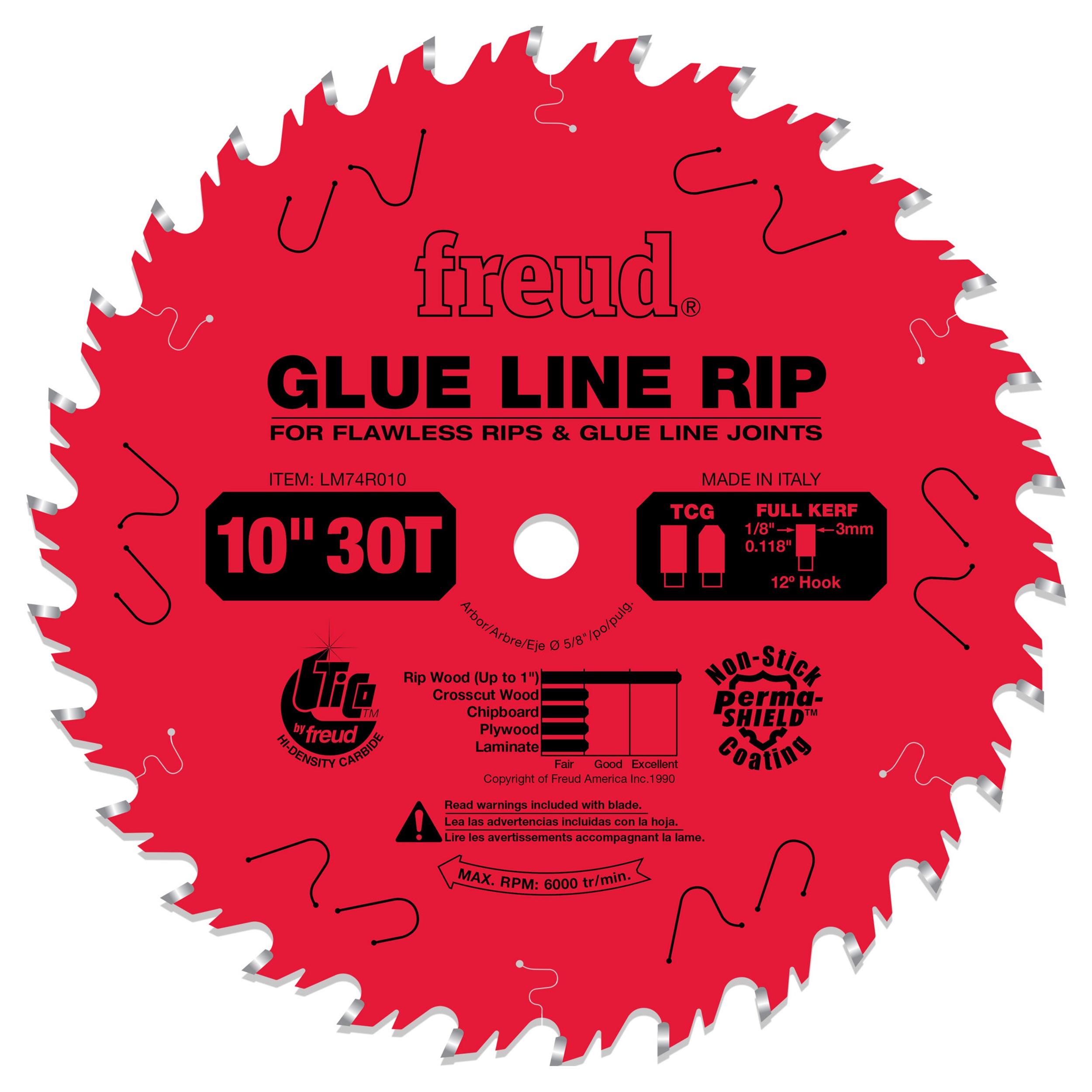 product: Freud LM74R010 Glue Line Ripping Circular Saw Ripping Saw Blade 10
