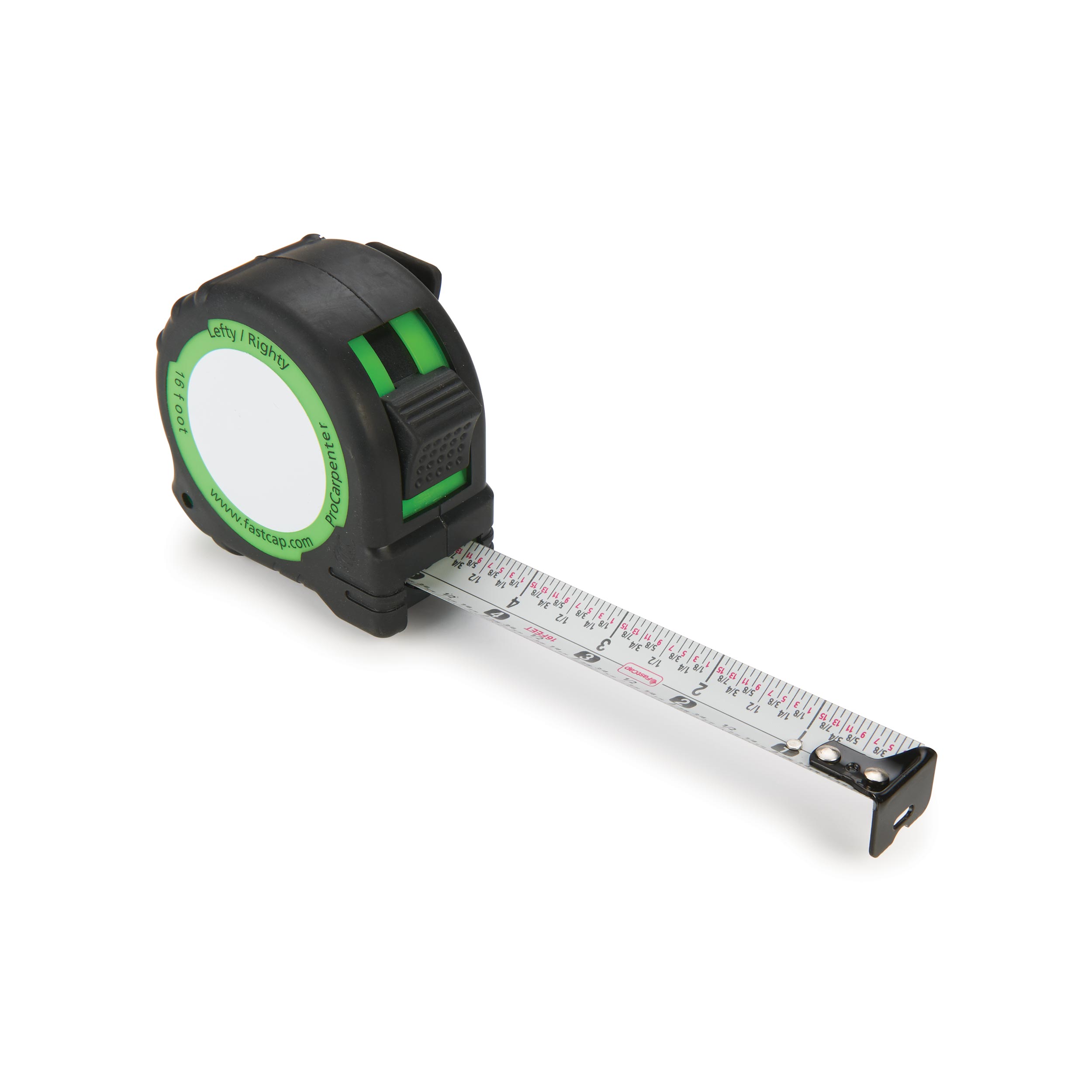 product: FastCap Lefty/Righty 16' Tape Measure shown
