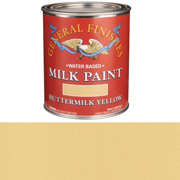 Buttermilk Yellow Milk Paint, Quart