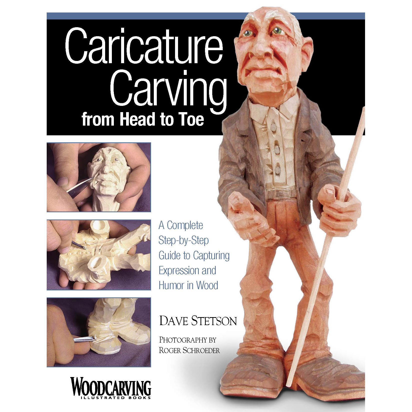 product: Fox Chapel Caricature Carving from Head to Toe shown
