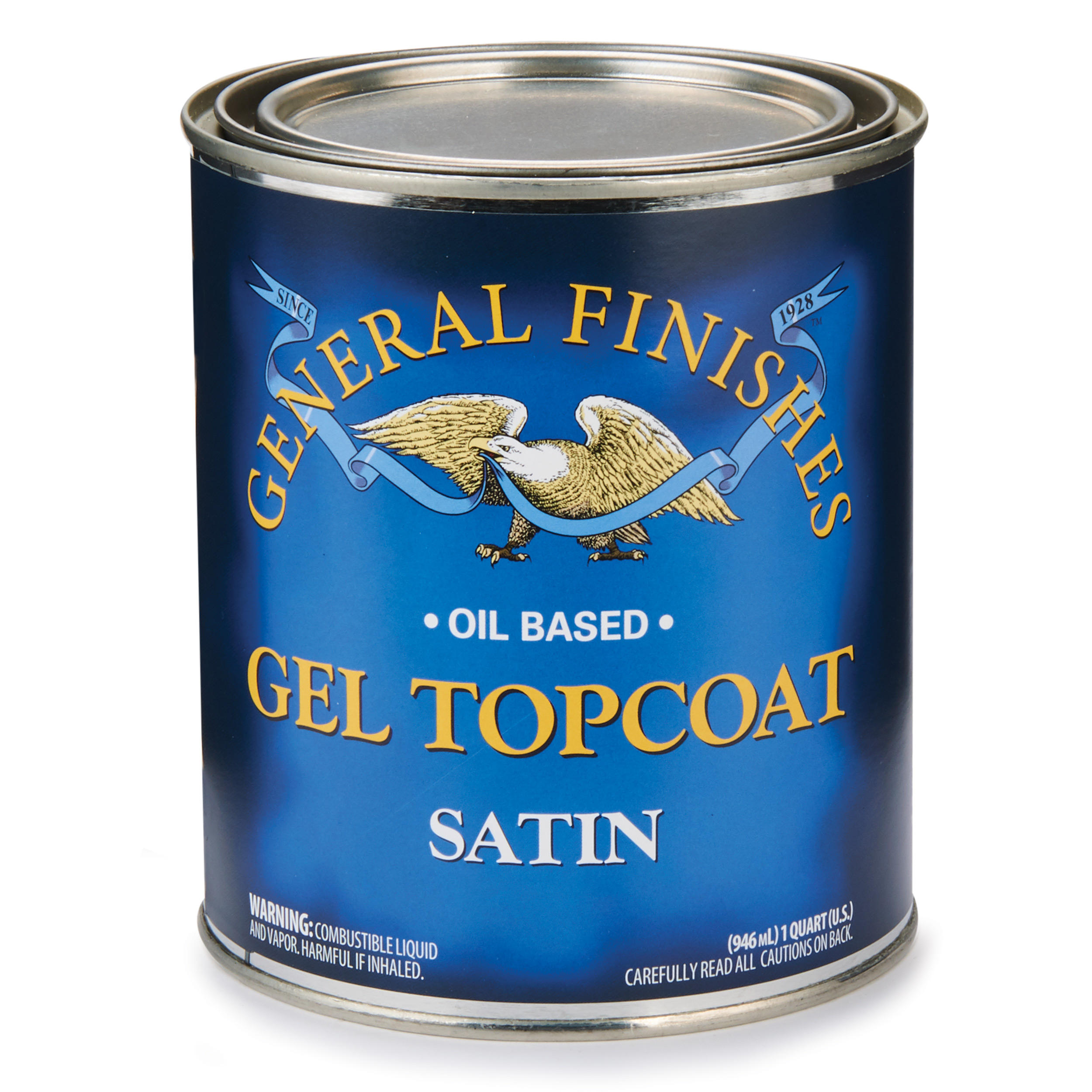 Clear Satin Topcoat Gel Quart