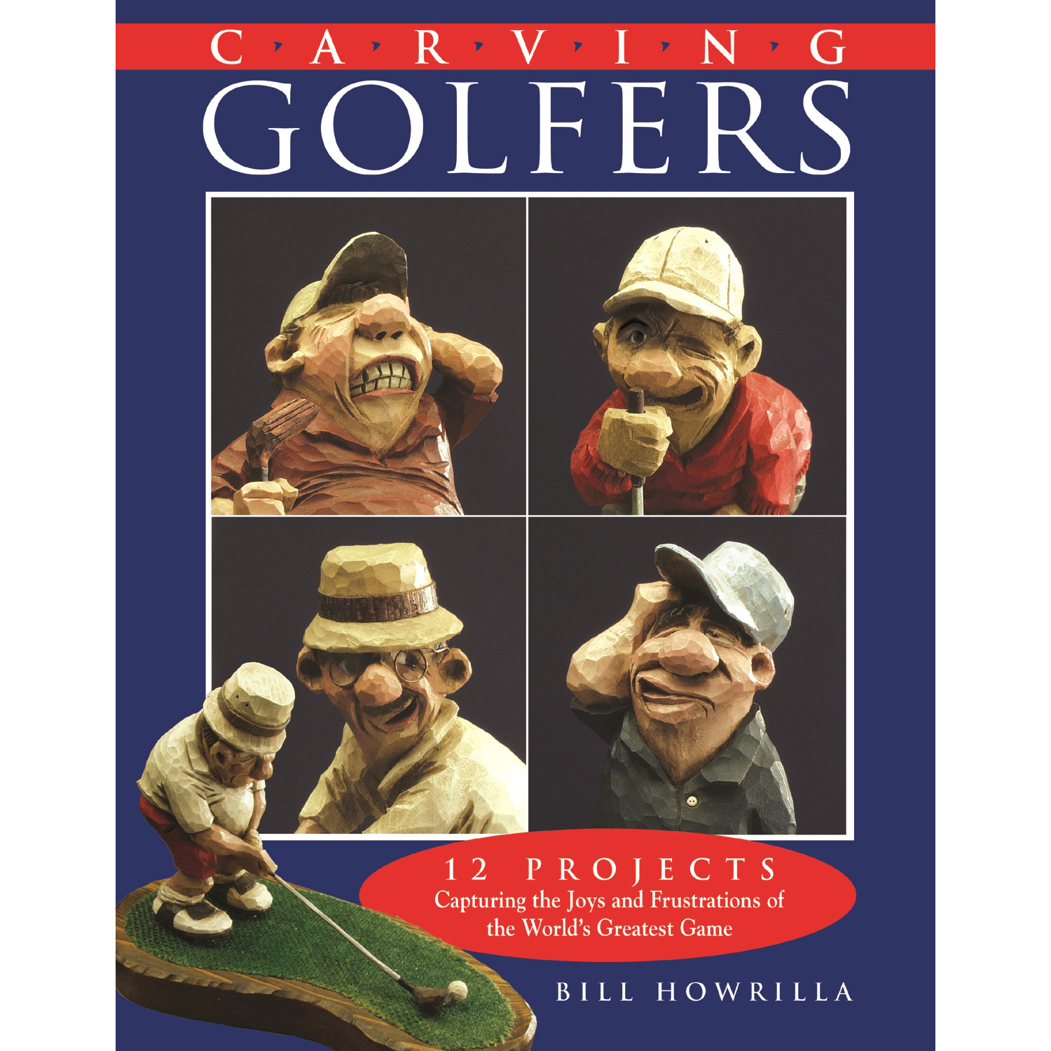 product: Fox Chapel Carving Golfers shown