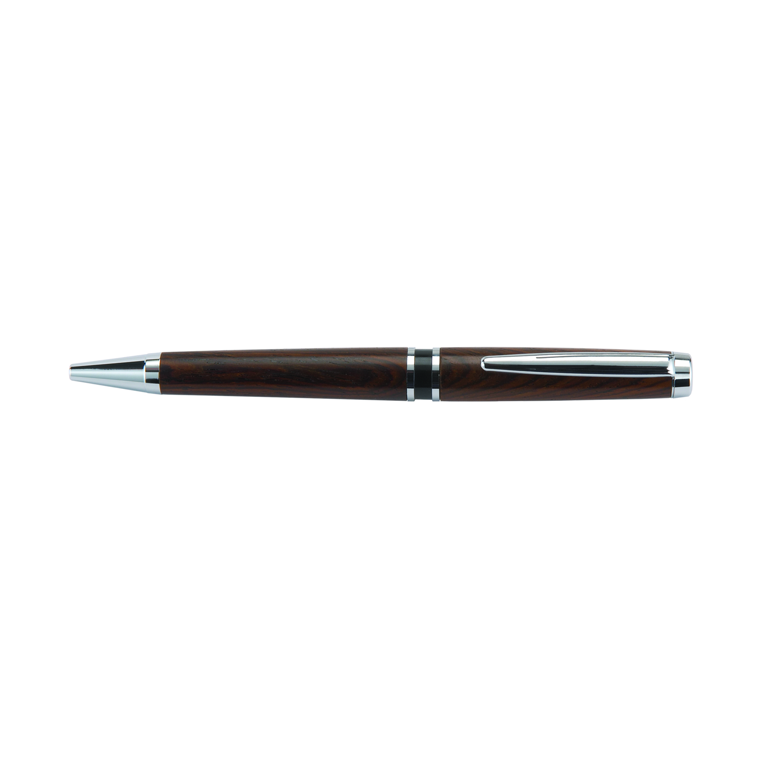Hart Double Twist Ballpoint Pen Kit - Chrome