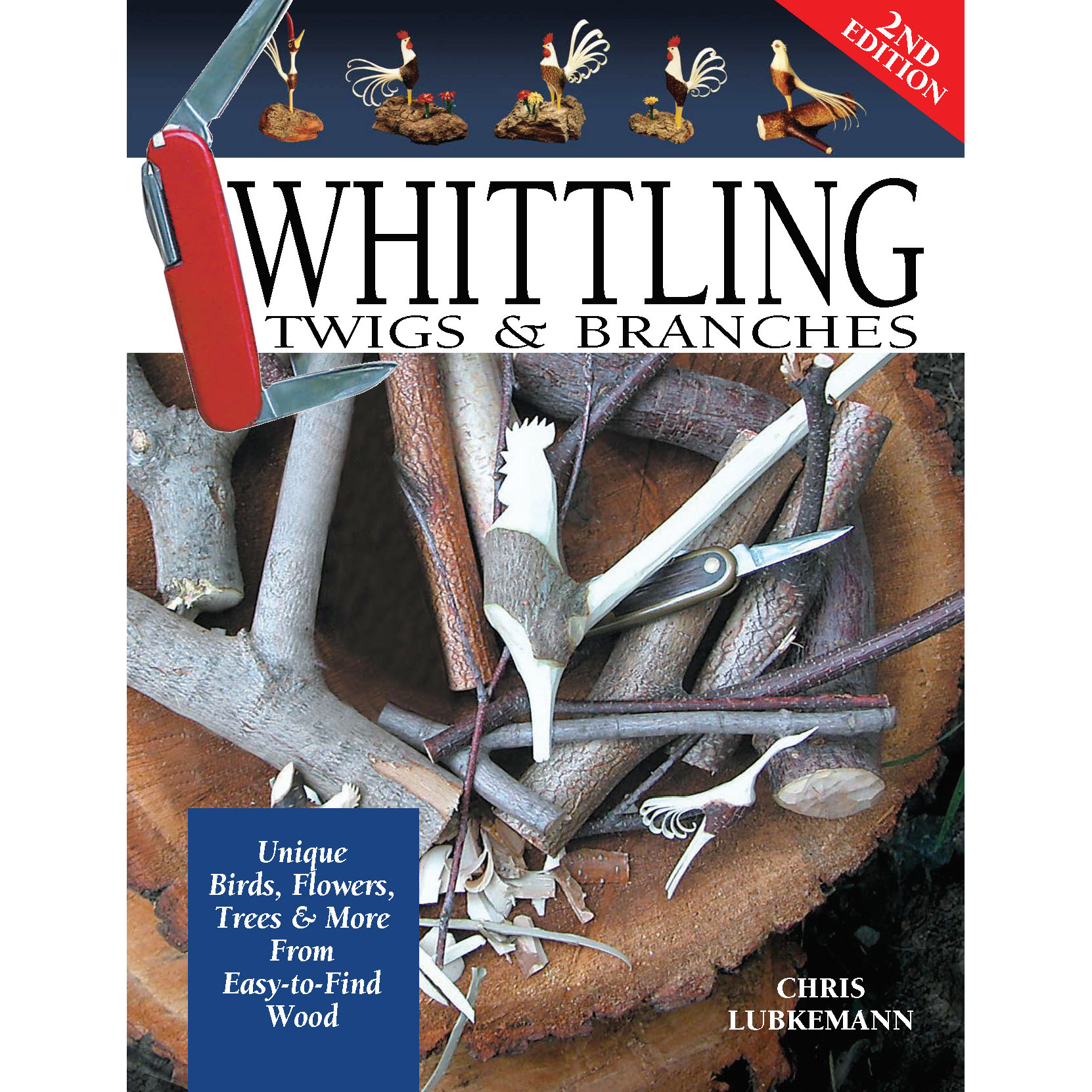 product: Fox Chapel Whittling Twigs and Branches - 2nd Edition shown