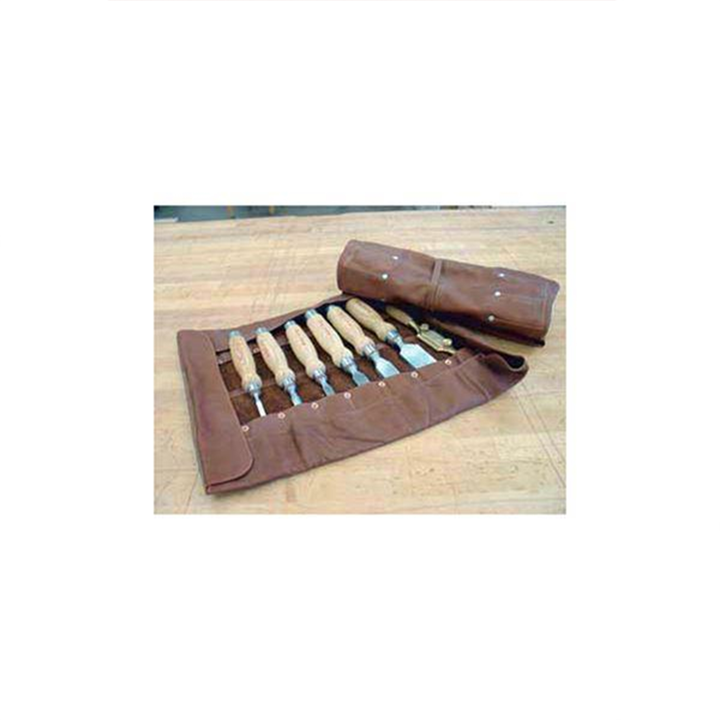 16 Pouch Leather Chisel Roll