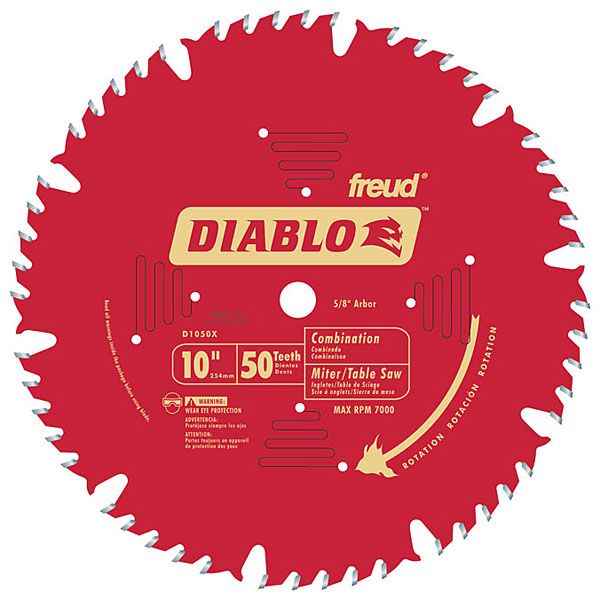 product: Freud D1050X Diablo Combination Blade, 10