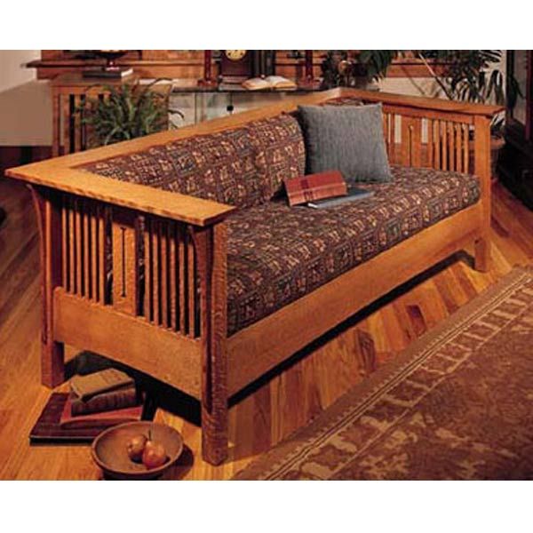 product: Wood Magazine Woodworking Project Paper Plan to Build Arts and Crafts Mission Sofa and Chair shown