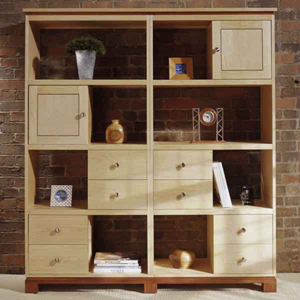 product: Wood Magazine Woodworking Project Paper Plan to Build Knockdown Modular Cabinets shown