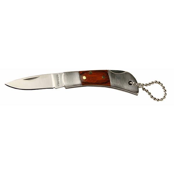 product: Sarge Woody's Series Single Blade Keychain Knife shown