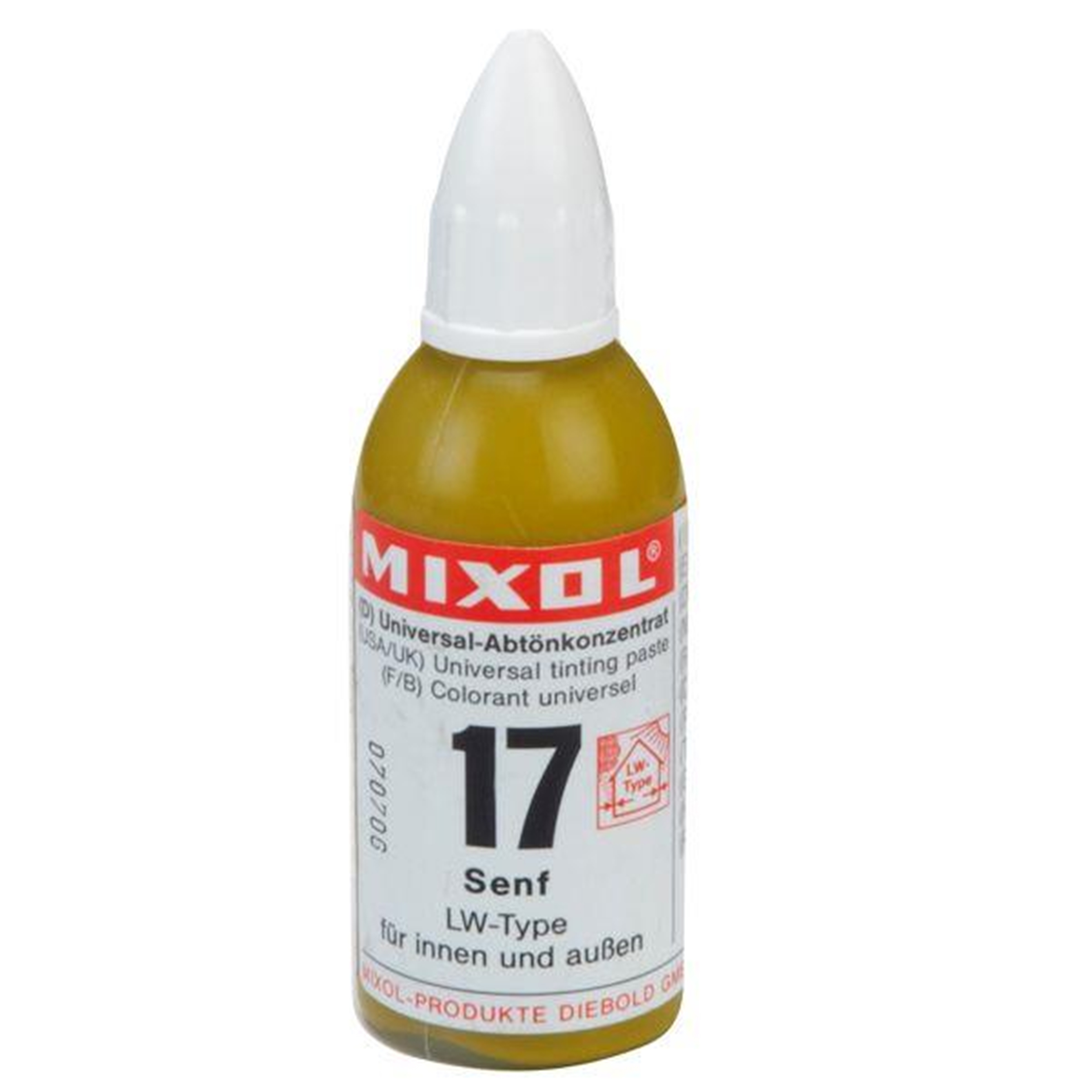 product: Mixol Mustard Universal Pigment 20 ml shown