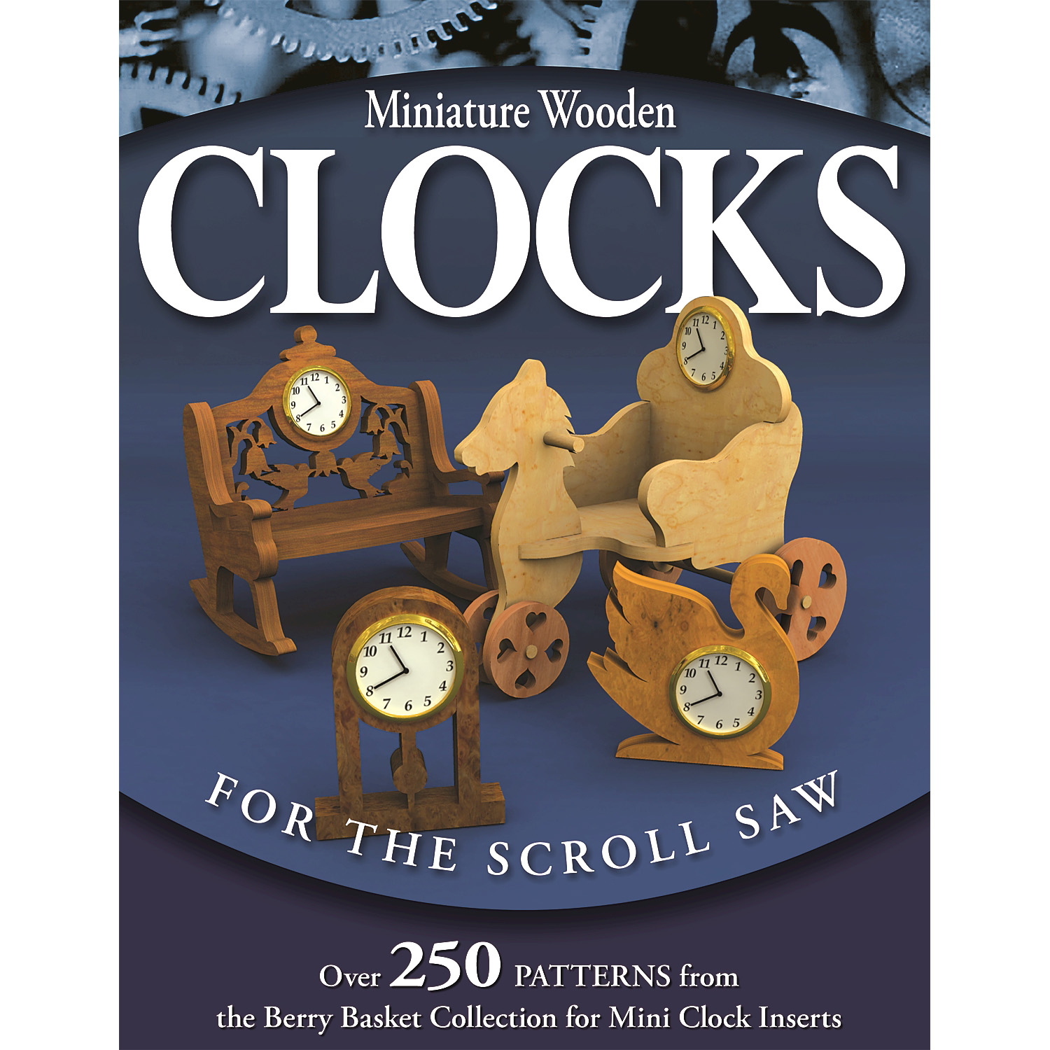 product: Fox Chapel Miniature Wooden Clocks for the Scroll Saw shown
