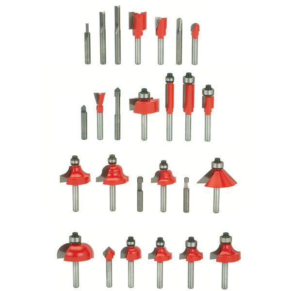product: Freud Artisan Router Bit Set, 26-Piece, 1/4