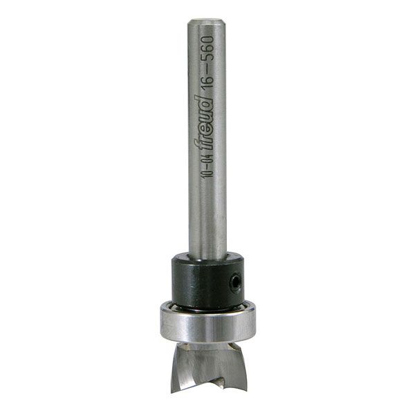 product: Freud 16-560 Mortising Router Bit with Top Bearing - 1/4