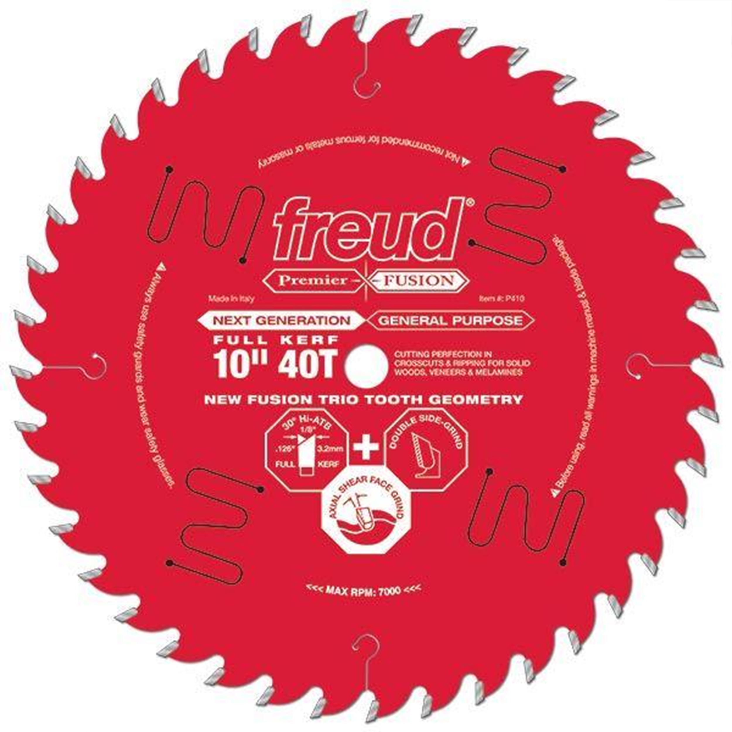 product: Freud P410 Fusion Premier Circular Saw Blade 10