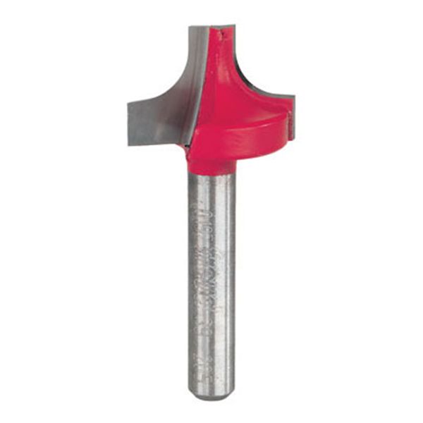 39-205 Ovolo Router Bit 1/4" Sh 7/8" D 5/8" Cl 1/4" R