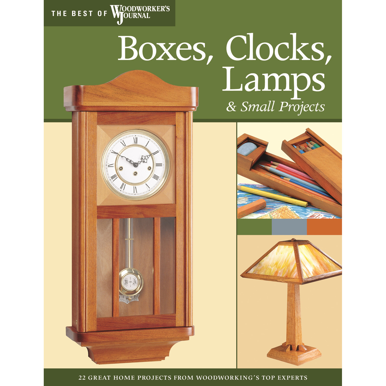 product: Fox Chapel Boxes, Clocks, Lamps and Small Projects shown