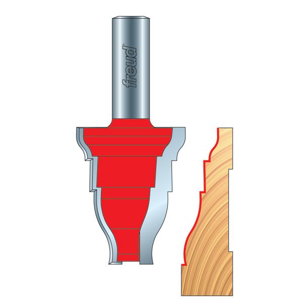 product: Freud 99-466 Door Casing Molding Router Bit Style 366 shown