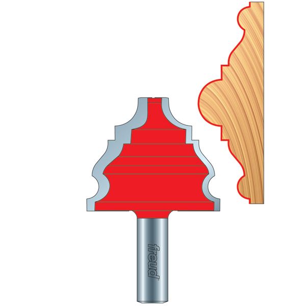 Chair Rail Router Bit Lower Style 300