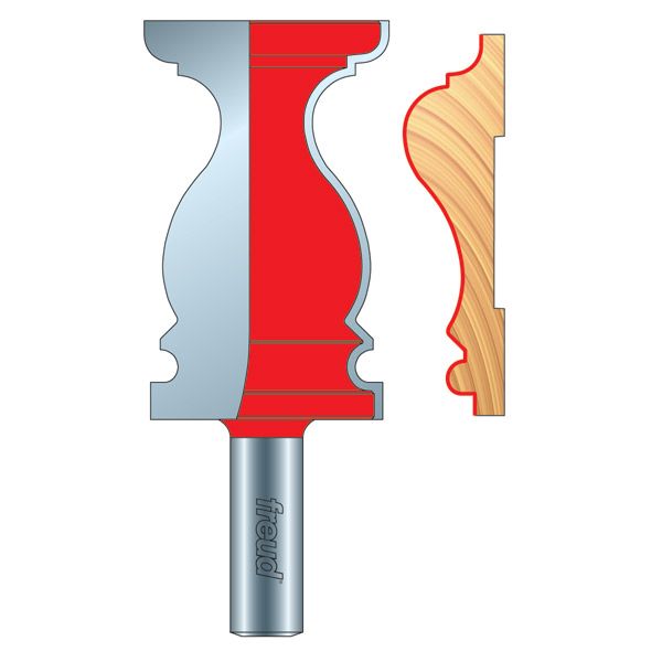 product: Freud Chair Rail Router Bit Style 390 shown