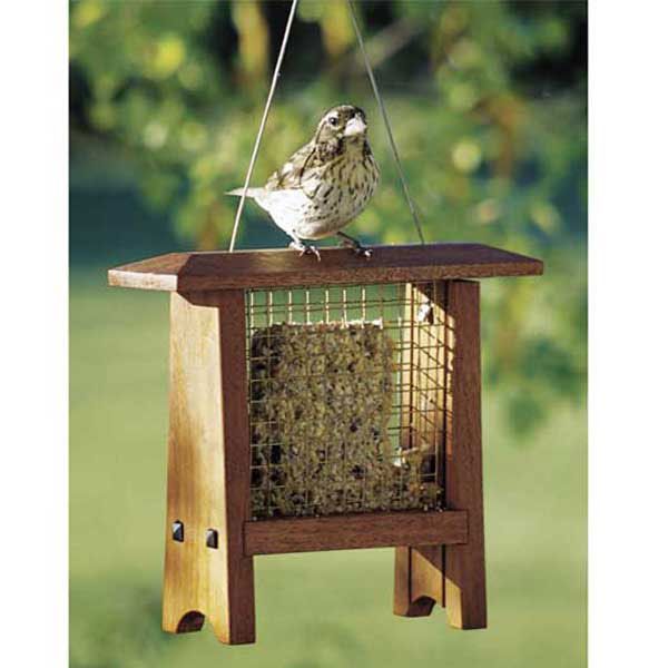 product: Wood Magazine Woodworking Project Paper Plan to Build Suet Bird Feeder shown