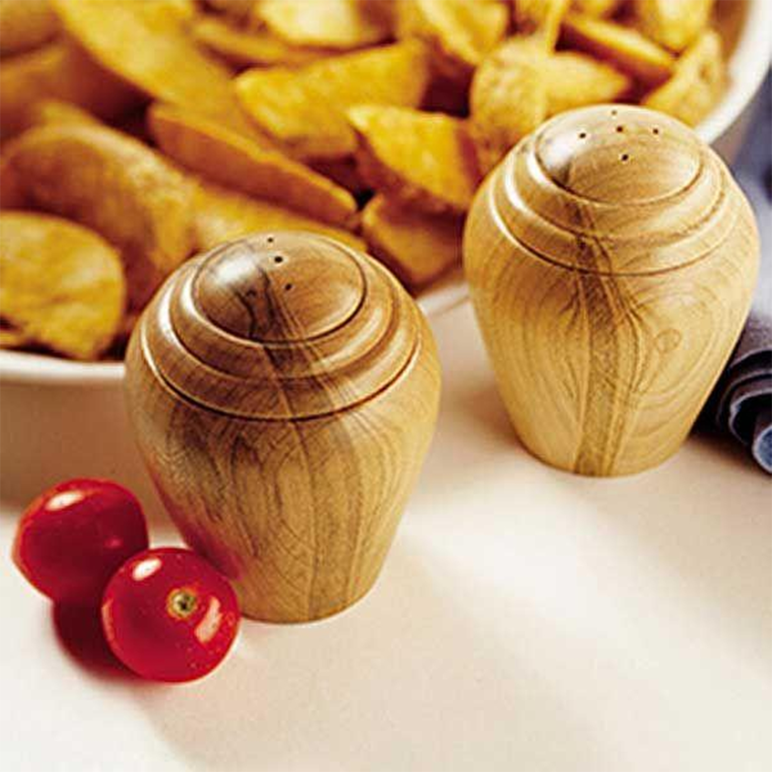 product: Wood Magazine Downloadable Woodworking Project Plan to Build Turned Salt & Pepper Shakers shown