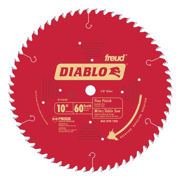 product: Freud D1060X Diablo Fine Finish Blade, 10