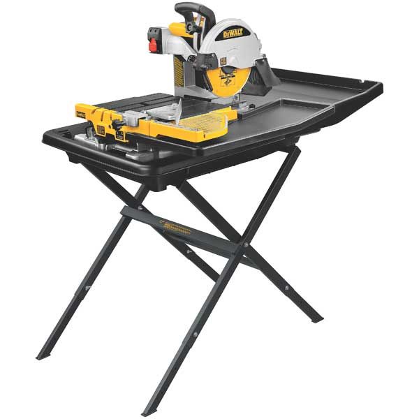 Heavy-duty 10" Wet Tile Saw With Stand, Model D24000s