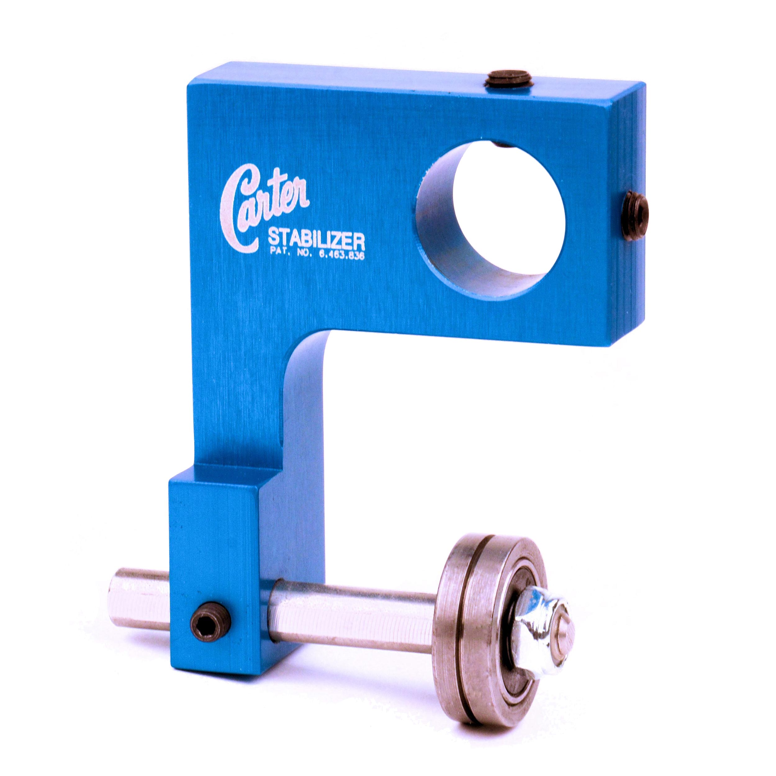 product: Carter Products Bandsaw Blade Stabilizer for Laguna and Jet shown
