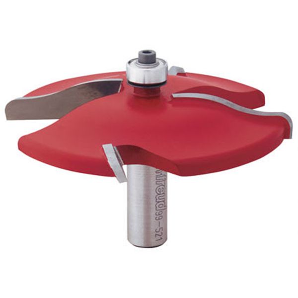 product: Freud 99-521 Quadra-Cut Raised Panel Router Bit Ogee 1/2