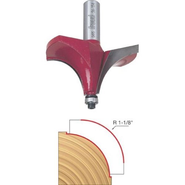 product: Freud 36-134 Quadra-Cut Beading Router Bit 1-1/8