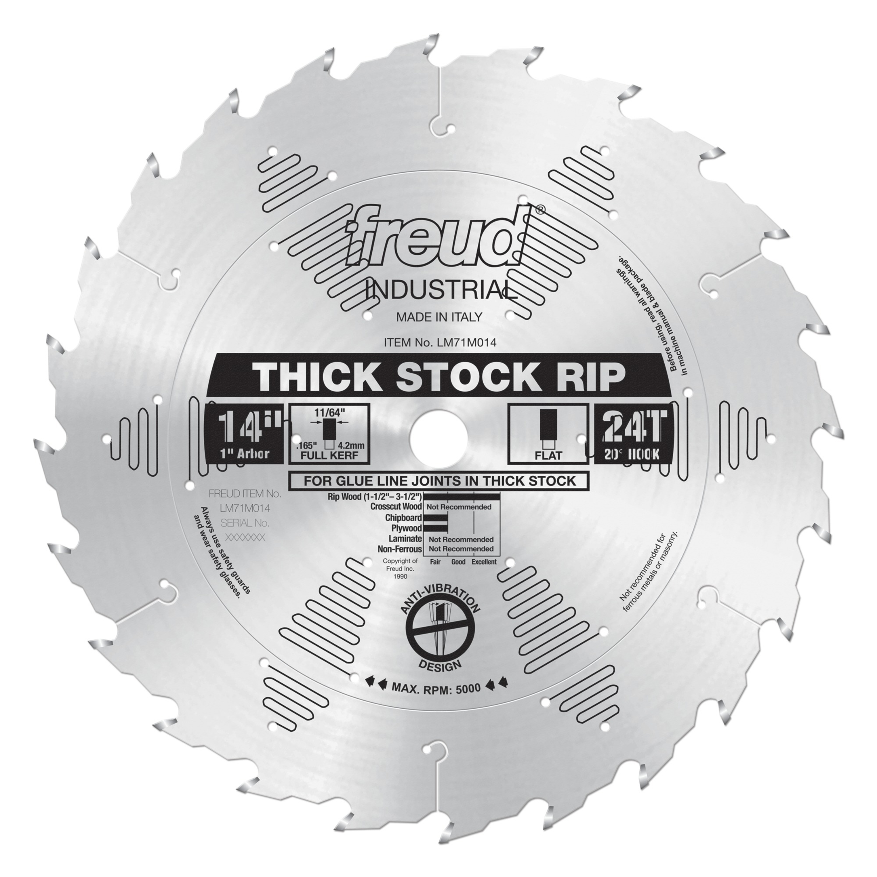 product: Freud LM71M014 Industrial Thick Stock (1-1/2