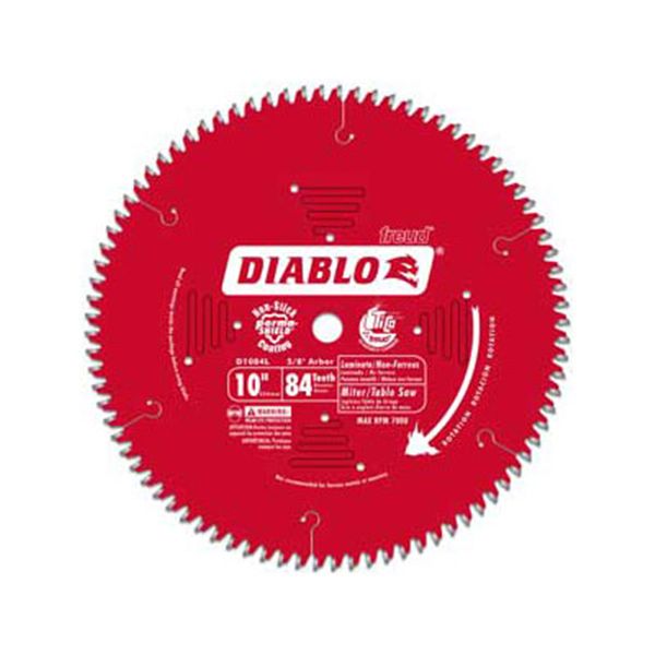 product: Freud D1084L Diablo Laminate/Flooring Blade - Sliding Miter, 10