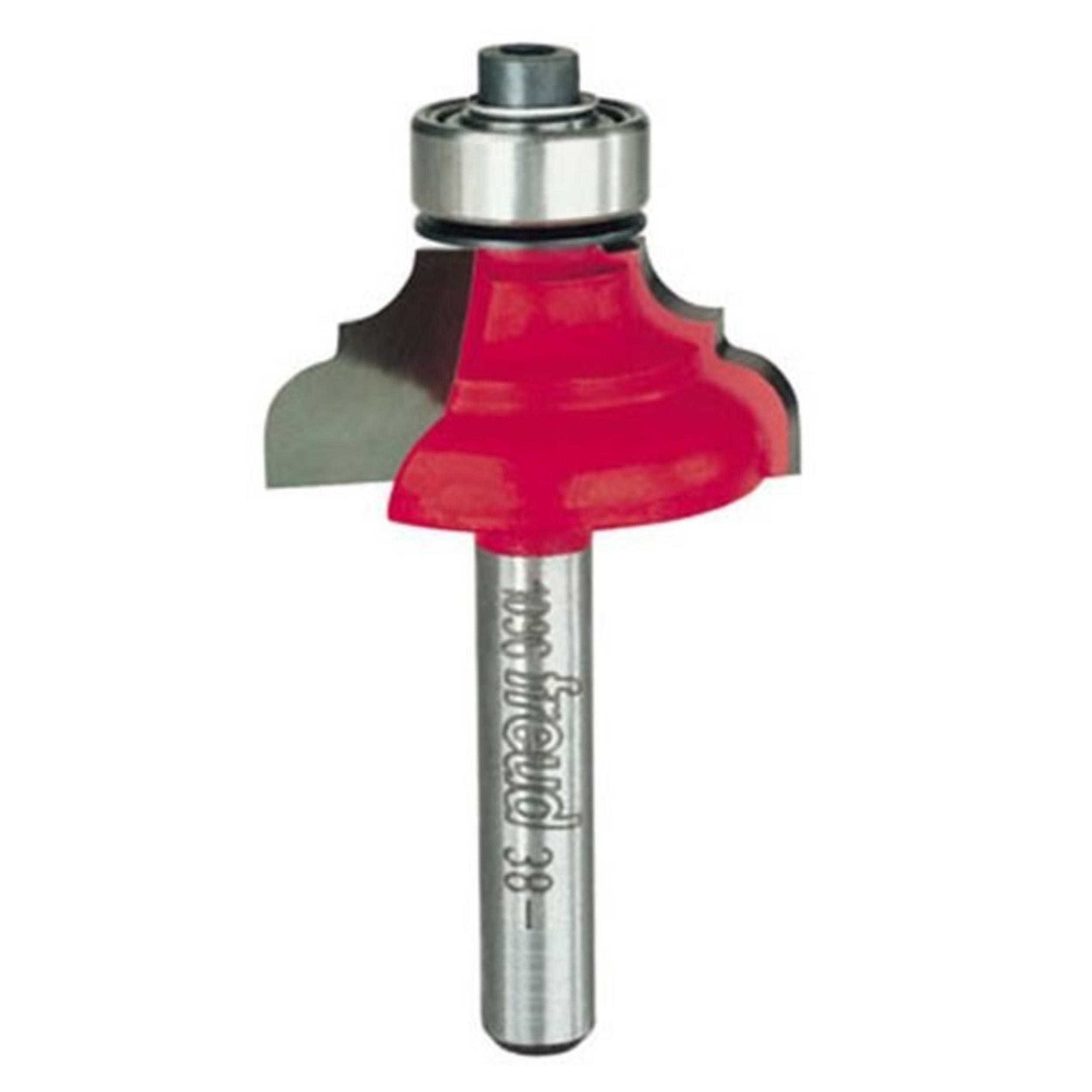 38-613 Classical Cove And Round Router Bit 1/4" Sh 1-3/8" D 3/4" Cl 1/4" R