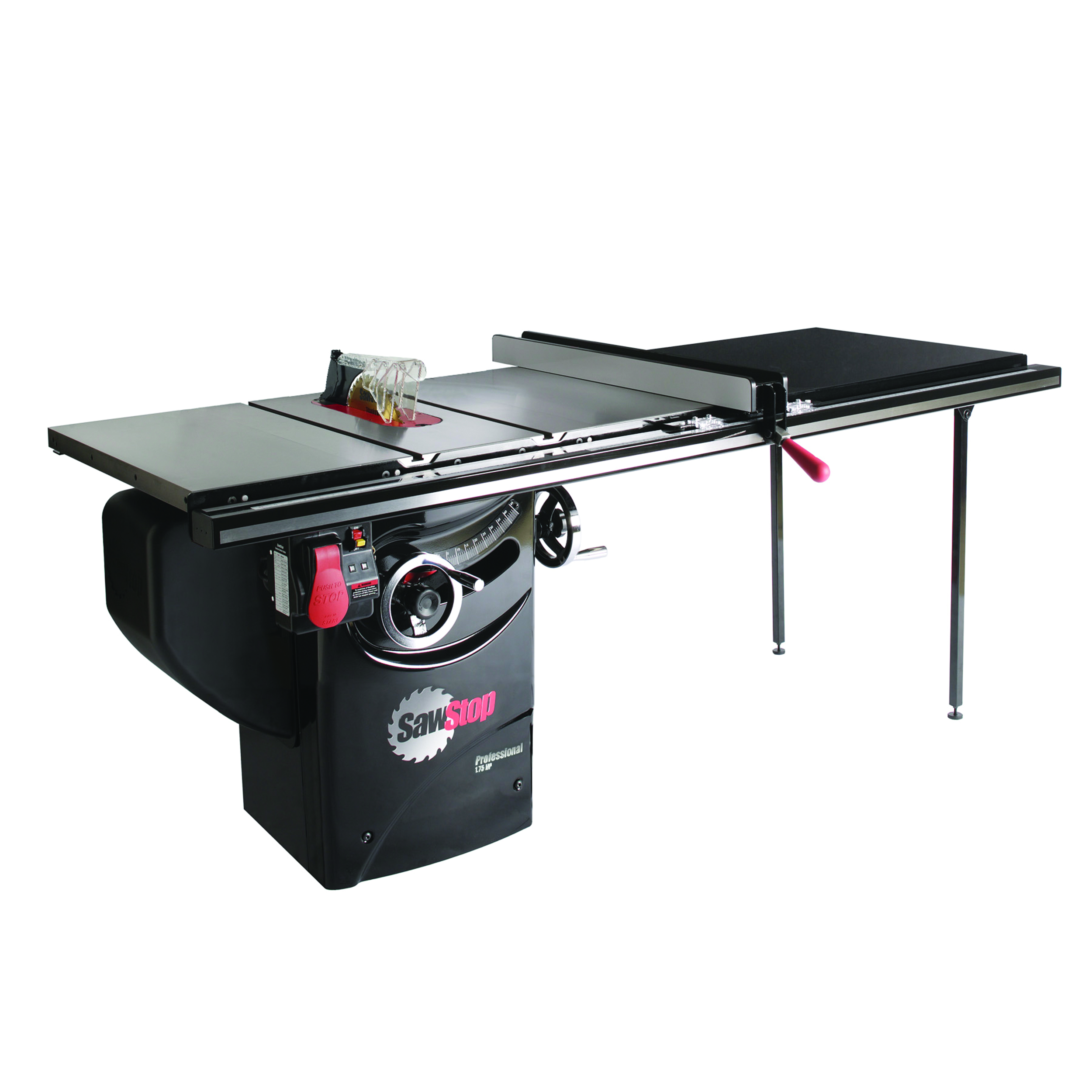 1.75 Hp Professional Cabinet Saw With 52" Professional T-glide Fence System Pcs175-tgp252