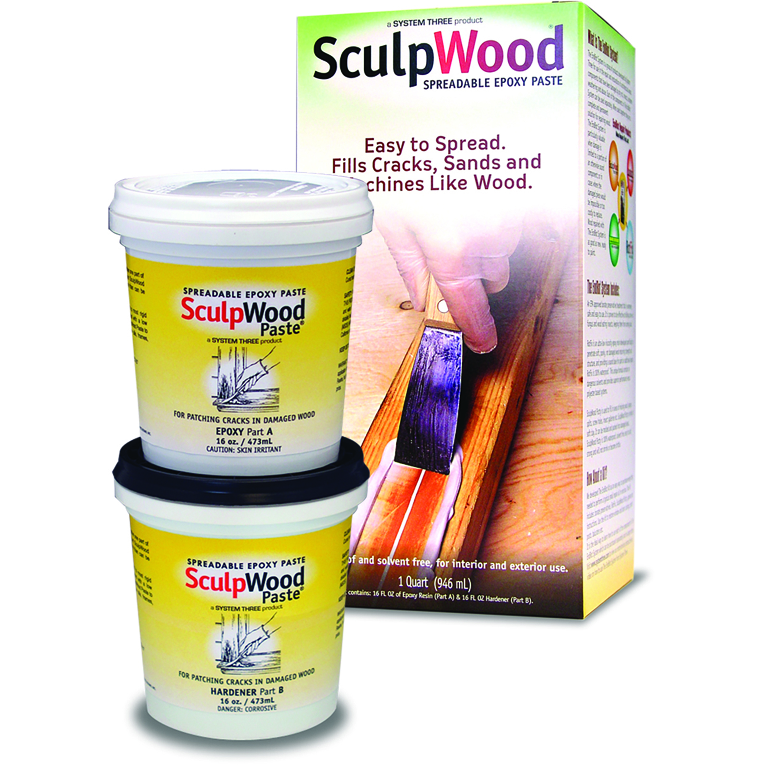 Sculpwood Paste, 1 Qt. Kit