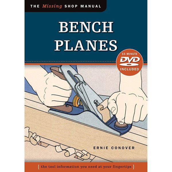 product: Fox Chapel The Missing Shop Manual Bench Planes with DVD shown