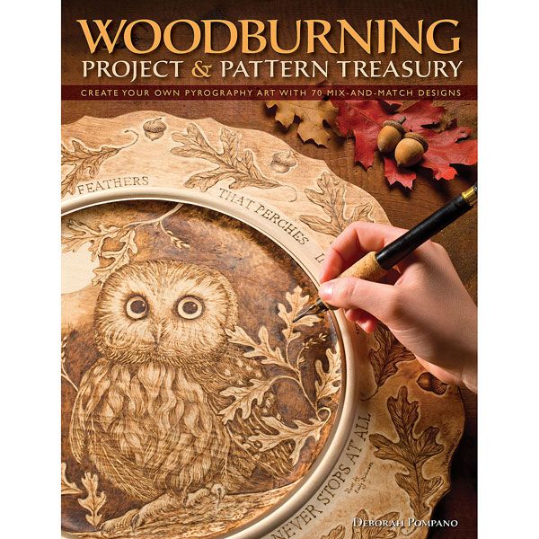 product: Fox Chapel Woodburning Project & Pattern Treasury shown