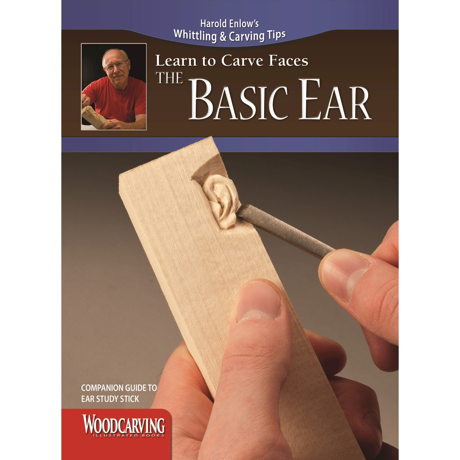 product: Fox Chapel Learn to Carve Faces: The Basic Ear Booklet shown