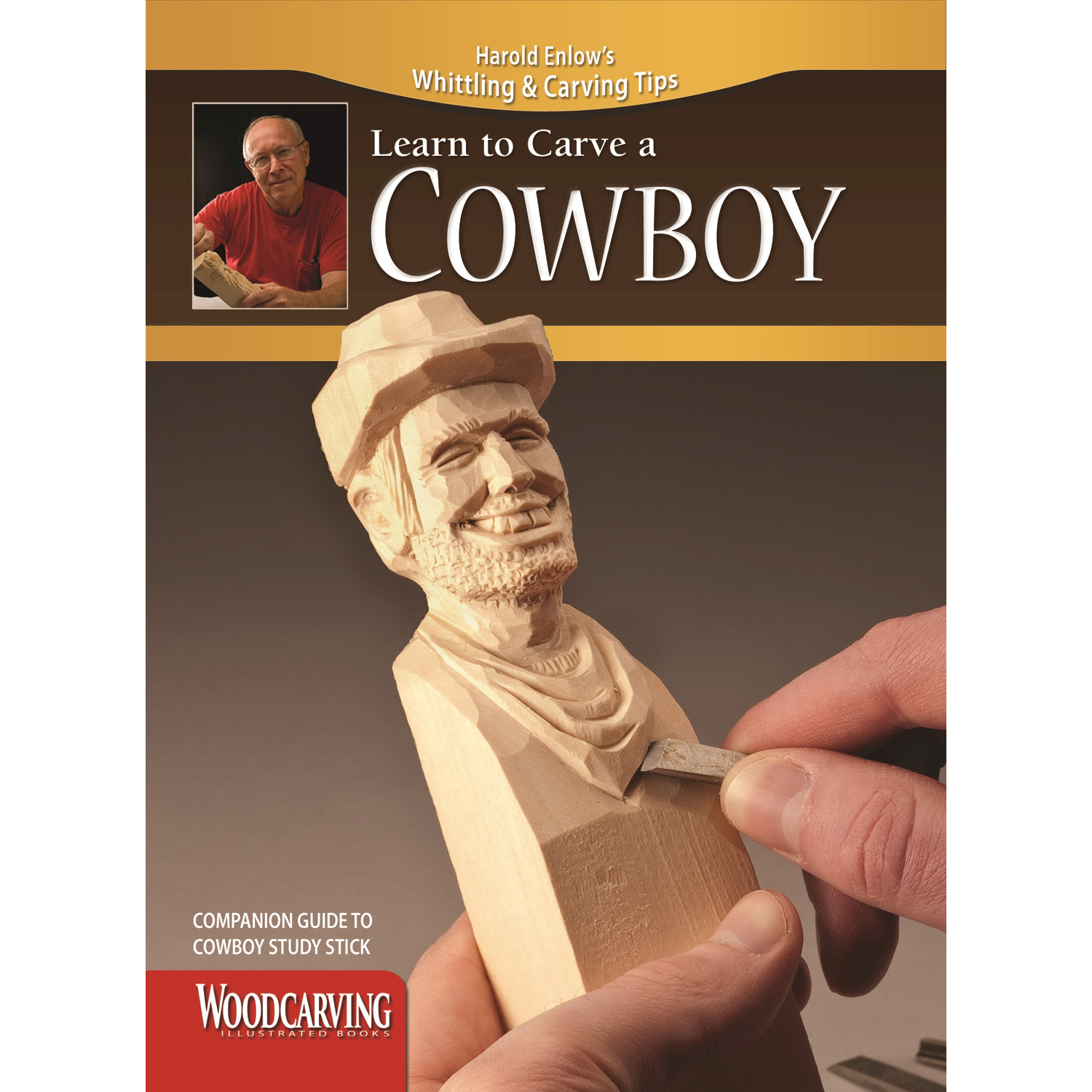 product: Fox Chapel Learn to Carve a Cowboy Booklet shown