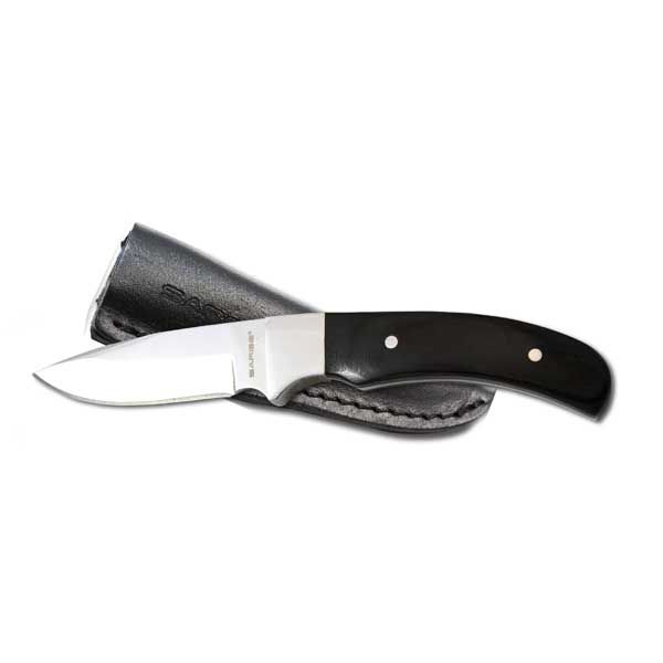 Black Mini Hunter Fixed Blade Knife, Model Sk-704