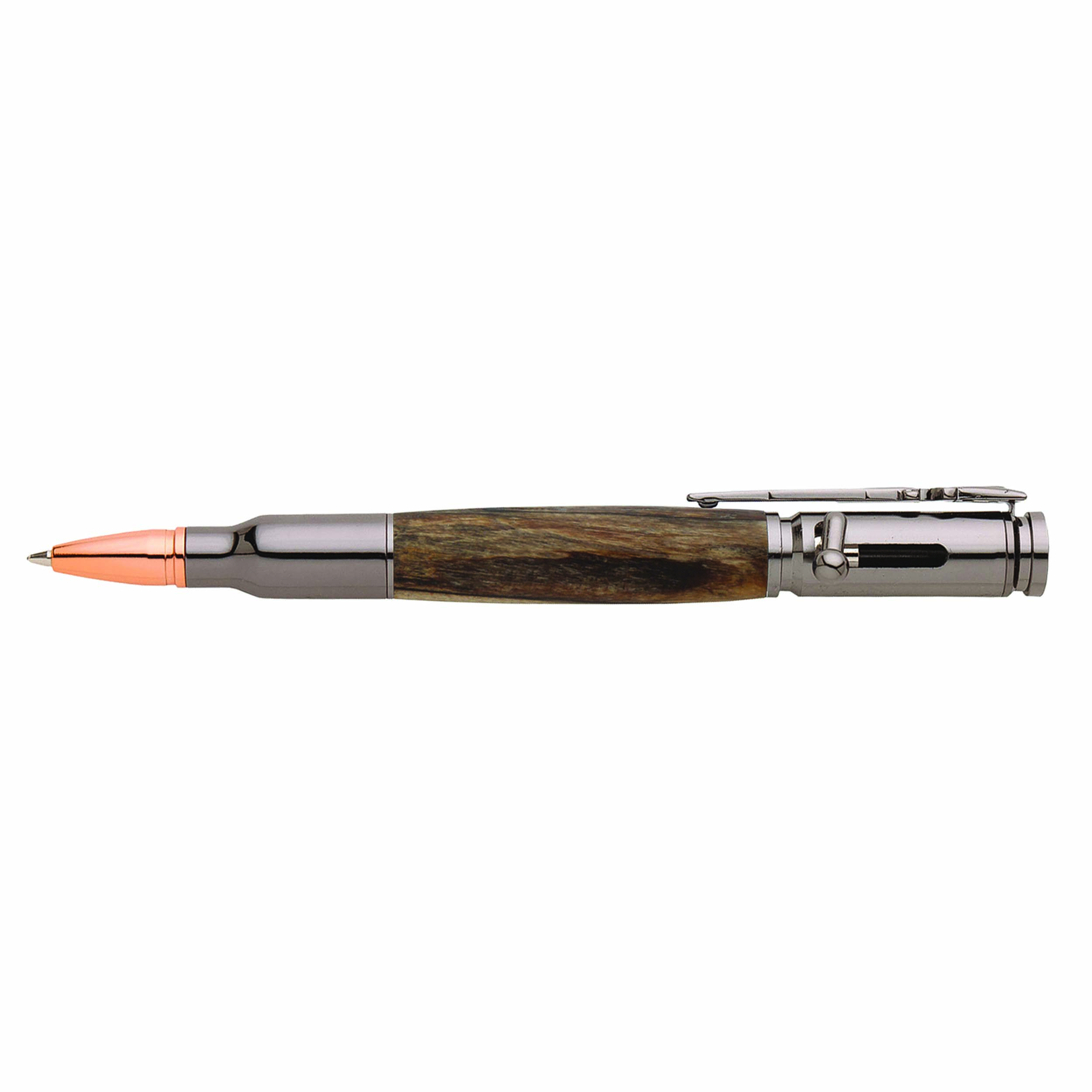 Bolt Action 30 Caliber Gun Metal Pen Kit Pkcp8020