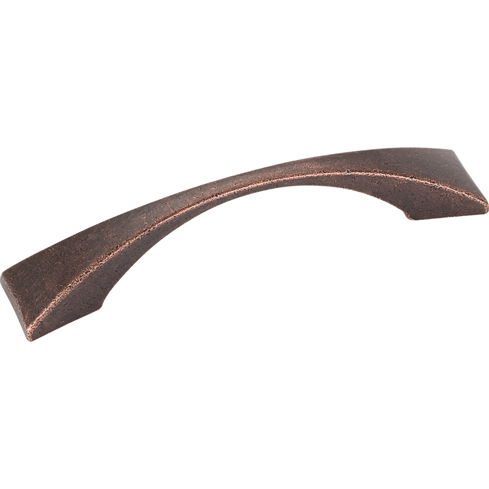 product: Hardware Resources Glendale Pull, 96 mm C/C, Distressed Oil Rubbed Bronze shown