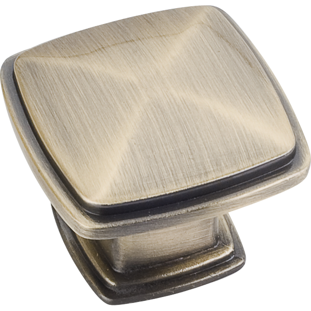 product: Hardware Resources Milan 1 Plain Square Knob, 1-3/16