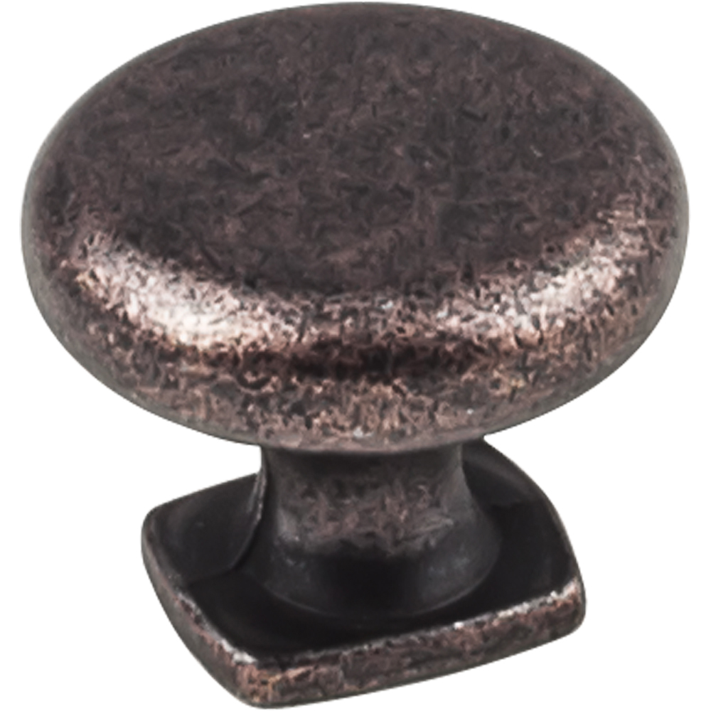 Belcastel 1 Knob, 1-3/8" Dia., Distressed Oil Rubbed Bronze
