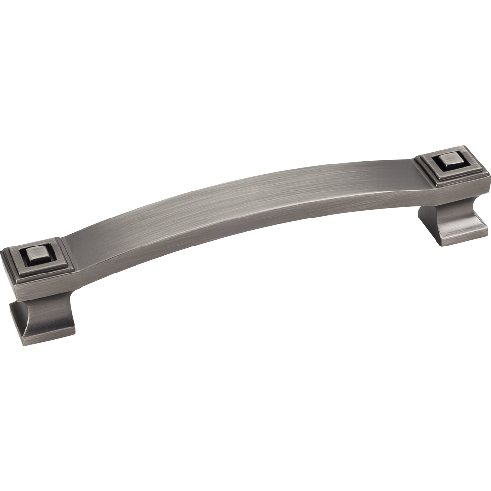 product: Hardware Resources Delmar Pull, 128 mm C/C, Brushed Pewter shown
