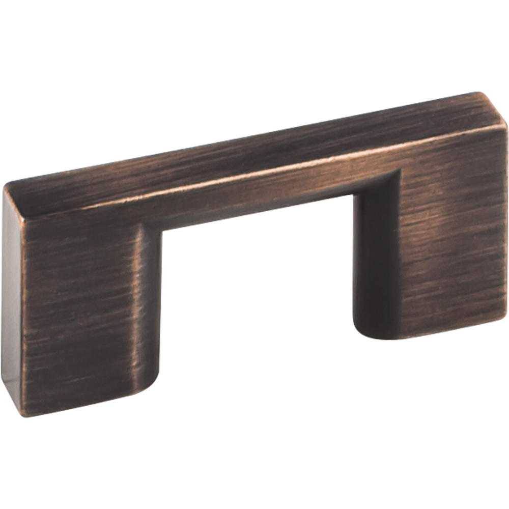 product: Hardware Resources Sutton Pull, 32 mm C/C, Brushed Oil Rubbed Bronze shown