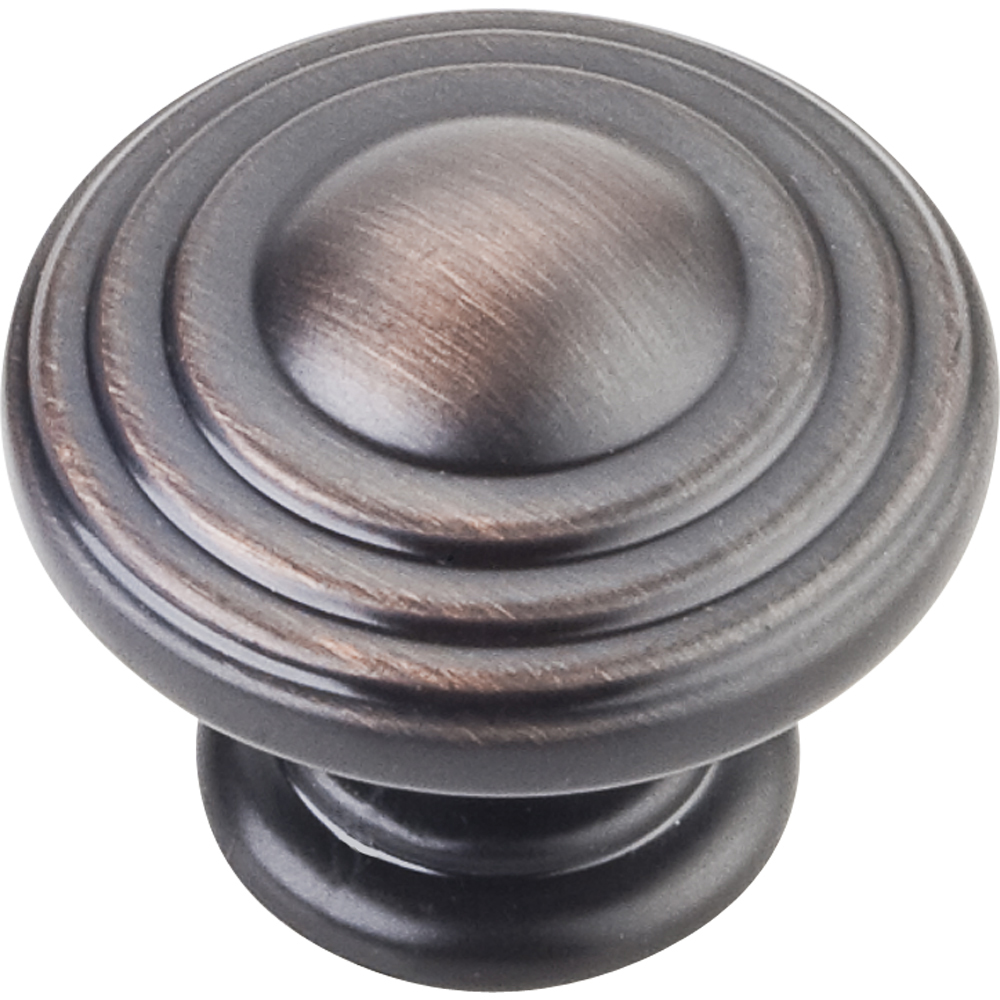 Bremen 2 Stacked Knob, 1-1/4" Dia., Brushed Oil Rubbed Bronze