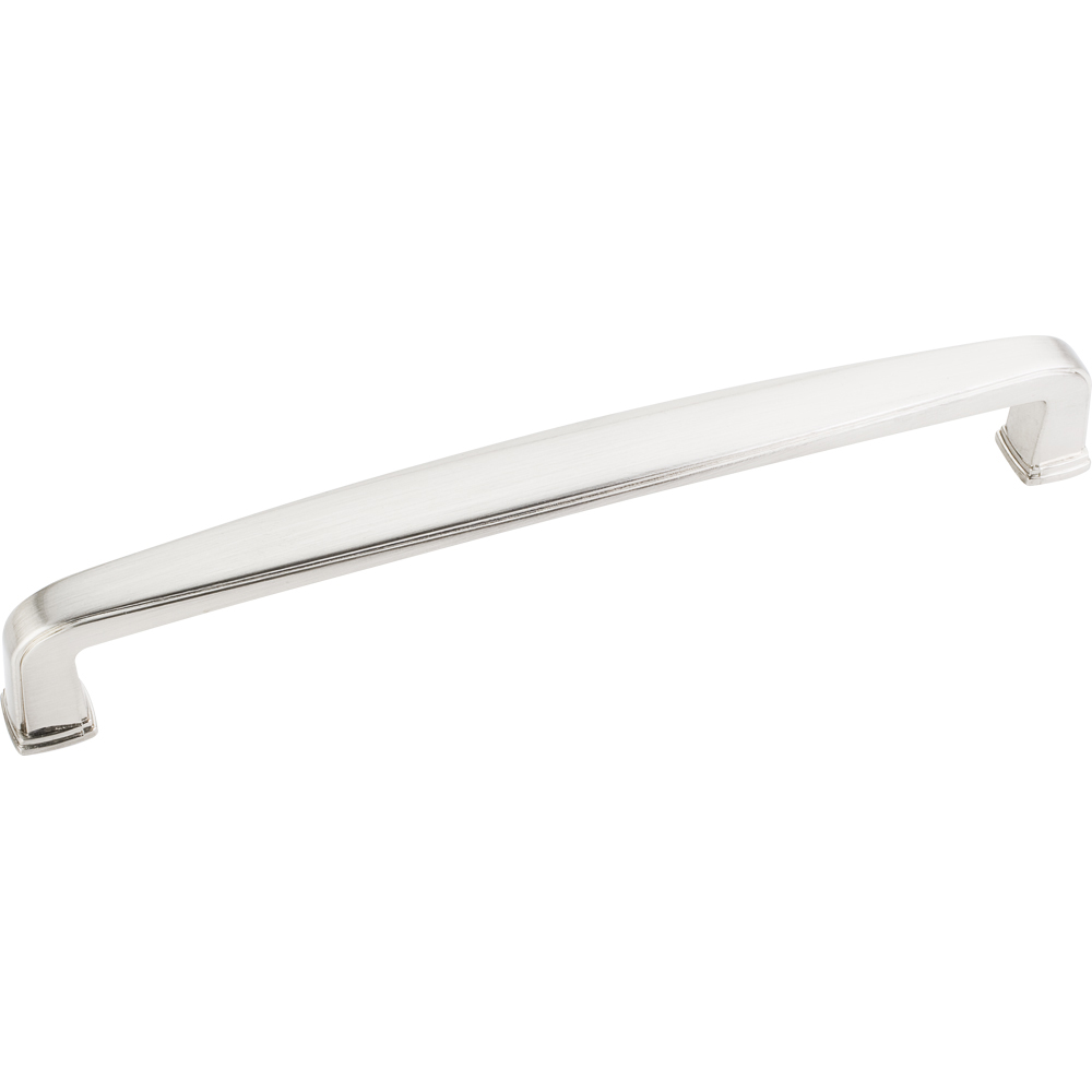 product: Hardware Resources Milan 1 Plain Square Pull, 160 mm C/C, Satin Nickel shown